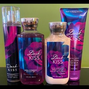 Bath & Body Works DARK KISS - 4 Piece Set.